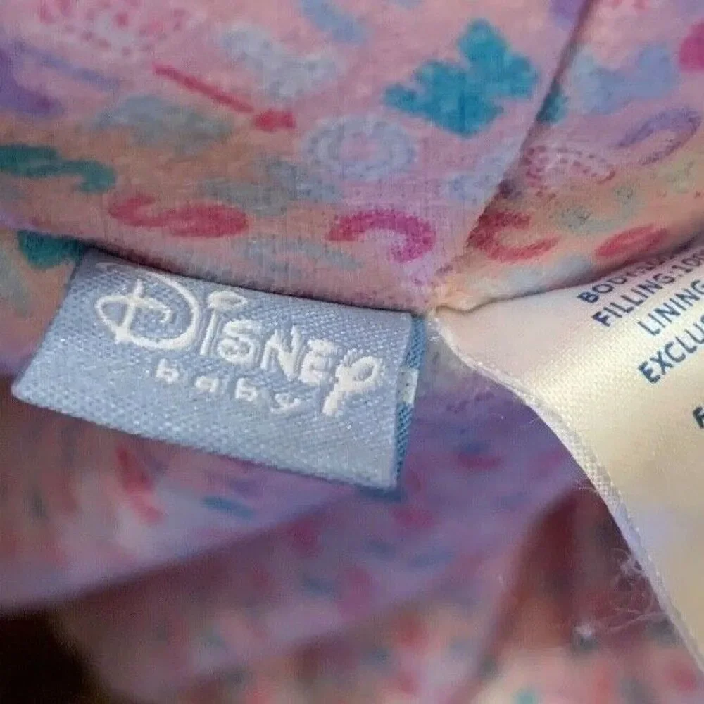 Minnie Mouse Disney Baby 3-6M PINK Cotton Lined Convertible 2 Zip Snowsuit